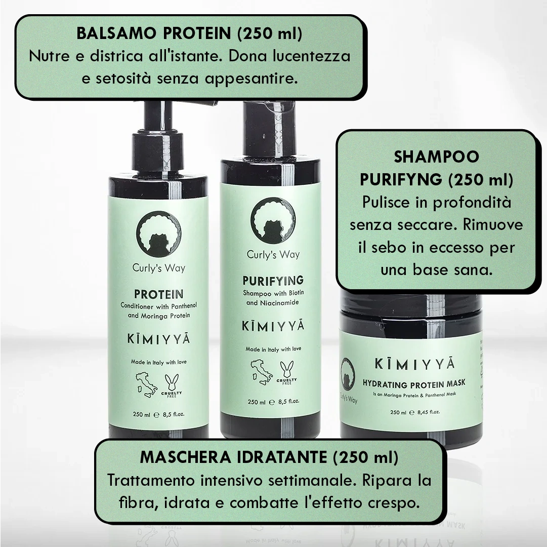 KIT x Capelli Mossi con Cuoio Capelluto Grasso