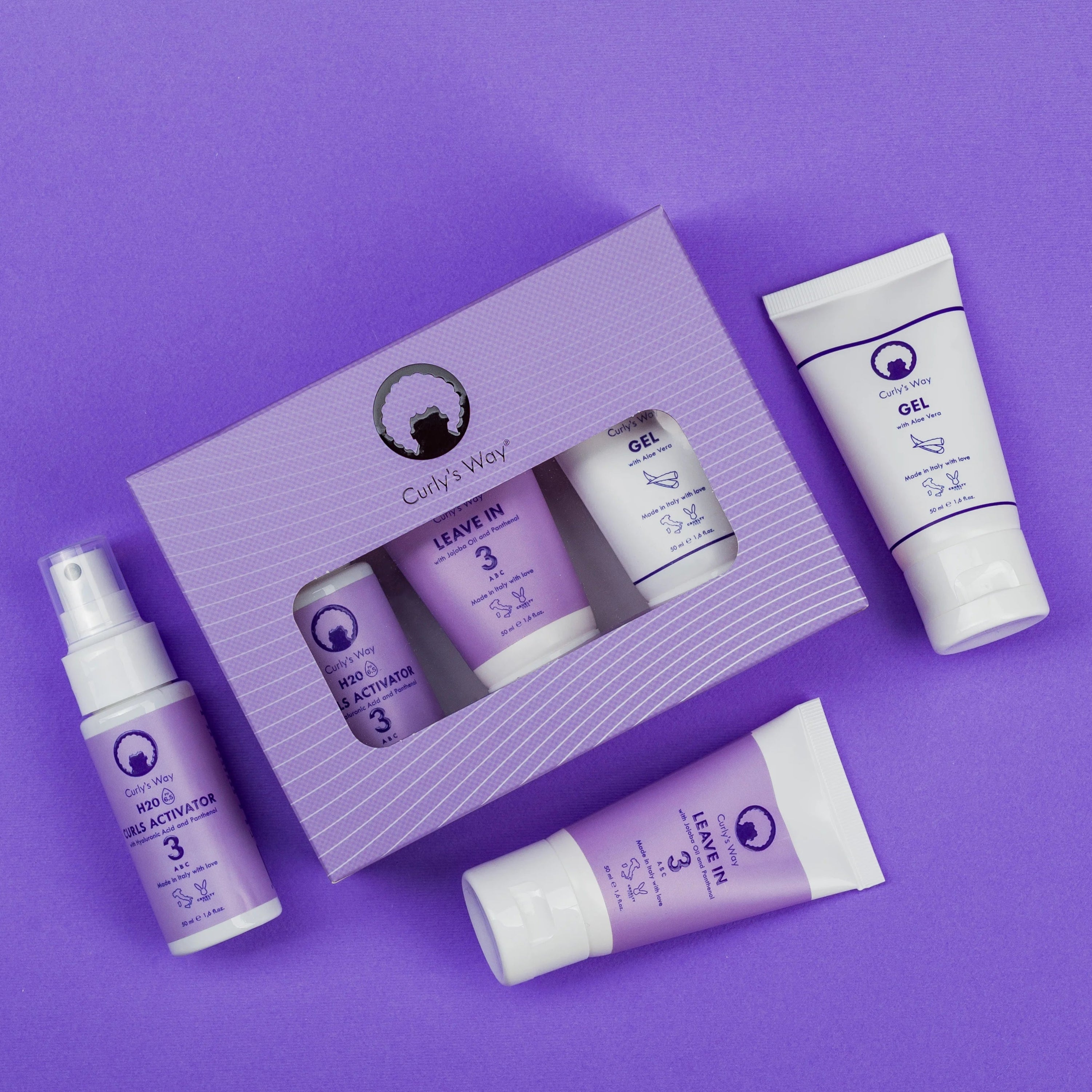 MINI KIT Styling Capelli Ricci - 50 ml (Linea 3) + Nebulizzatore 💟