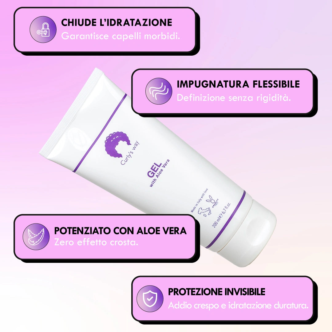 KIT Essenziale Capelli Ricci (Linea 3) + Nebulizzatore e Spazzola Districante 🍇