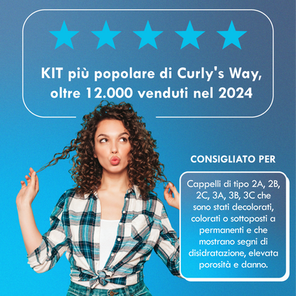KIT Rigenerante | Capelli Mossi e Ricci Disidratati, Decolorati o Trattati