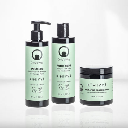 KIT x Capelli Mossi con Cuoio Capelluto Grasso