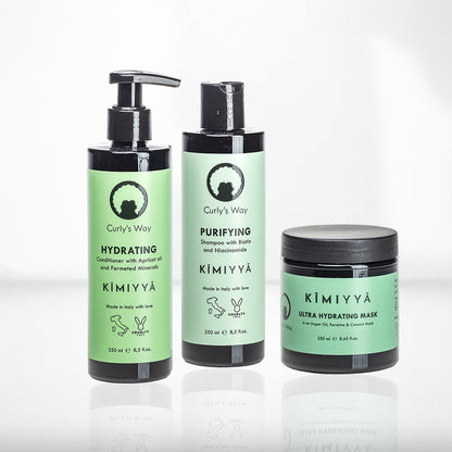 KIT x Capelli Ricci con Cuoio Capelluto Grasso