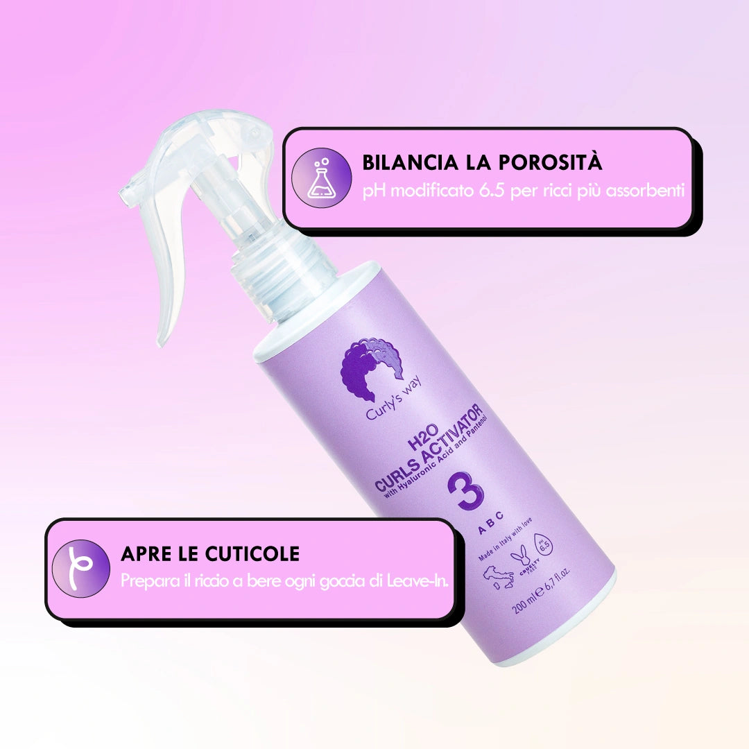H2O Acqua Attiva Riccio x Capelli Ricci